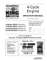 Preview for 1 page of Tecumseh LH195SA/LH195SP (HSSK40-55) Operator'S Manual