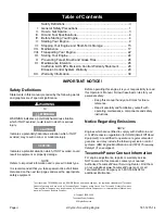 Preview for 2 page of Tecumseh LH195SA/LH195SP (HSSK40-55) Operator'S Manual