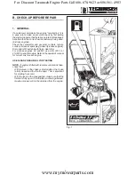 Предварительный просмотр 3 страницы Tecumseh MV 100 S Service And Repair Manual