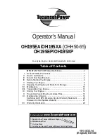 Preview for 1 page of Tecumseh OHH50 Operator'S Manual