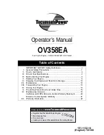 Tecumseh OHV110 Operator'S Manual preview