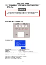 Preview for 10 page of Tecway TRIPLE TURN Manual