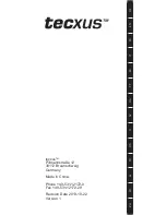 Preview for 112 page of Tecxus 17253 User Manual