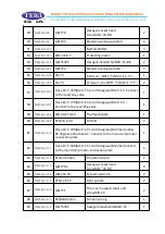 Preview for 54 page of TEDA XQ120 Parts And Operation Manual