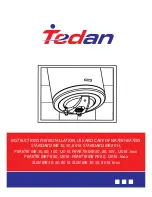 Preview for 1 page of Tedan PRAKTIK MB 100 Installation, Use And Care Manual