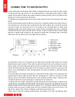 Preview for 8 page of Tedan PRAKTIK MB 100 Installation, Use And Care Manual