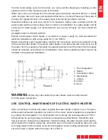 Preview for 9 page of Tedan PRAKTIK MB 100 Installation, Use And Care Manual