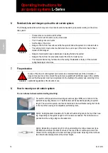 Предварительный просмотр 16 страницы Teddington 100 E Operating Manual