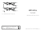 Предварительный просмотр 2 страницы TEDIA OPT-851A User Manual