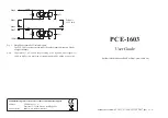 Preview for 2 page of TEDIA PCE-1603 User Manual