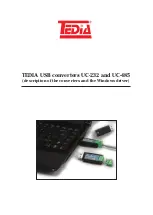 TEDIA UC-232 User Manual preview