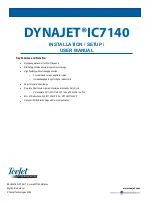 Предварительный просмотр 74 страницы TeeJet Technologies DYNAJET IC7 140 User Manual