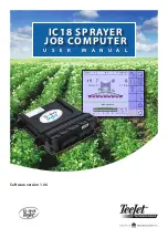 TeeJet Technologies ISOBUS IC18 User Manual preview