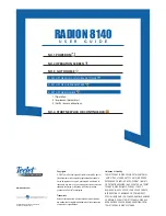 Preview for 28 page of TeeJet Technologies RADION 8140 User Manual