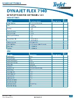 Preview for 30 page of TeeJet DYNAJET FLEX 7140 Installation, Setup And User Manual