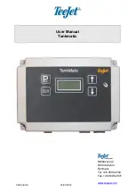 TeeJet Tankmatic User Manual preview