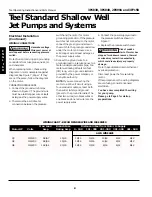 Preview for 8 page of teel 2P899A Operating Instructions & Parts Manual