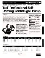 Preview for 1 page of teel 4RJ40 Operating Instructions & Parts Manual