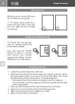 Предварительный просмотр 22 страницы Teesa BPM 100 Owner'S Manual