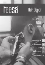 Teesa CUT PRO X500 Owner'S Manual preview