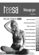 Teesa Relax Touch M500 Owner'S Manual preview