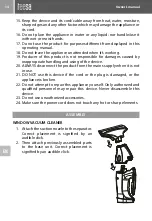 Preview for 14 page of Teesa SMOOTH TOUCH TSA5010 Owner'S Manual