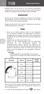 Предварительный просмотр 14 страницы Teesa TSA2012 Owner'S Manual