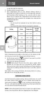 Preview for 22 page of Teesa TSA2012 Owner'S Manual