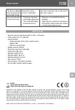 Предварительный просмотр 15 страницы Teesa TSA3521 Owner'S Manual