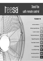 Предварительный просмотр 1 страницы Teesa TSA8019 Owner'S Manual