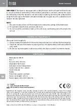 Предварительный просмотр 10 страницы Teesa TSA8029 Owner'S Manual