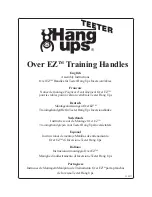 Предварительный просмотр 1 страницы Teeter Hang Ups Over EZ Assembly Instructions Manual