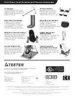 Preview for 17 page of Teeter 900LXTM Assembly Instructions Manual