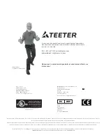 Preview for 36 page of Teeter ComforTrak Series Assembly Instructions Manual