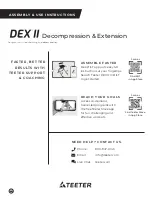 Teeter DEX II Assembly & Use Instructions preview