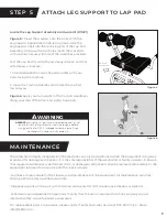 Preview for 9 page of Teeter DEX II Assembly & Use Instructions