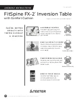 Предварительный просмотр 1 страницы Teeter FitSpine FX-2 Assembly Instructions Manual