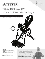 Предварительный просмотр 25 страницы Teeter FitSpine LX Inversion Table Assembly Instructions Manual