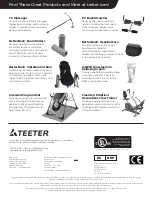 Preview for 20 page of Teeter FitSpine LX4 Assembly Instructions Manual