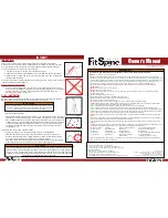 Предварительный просмотр 1 страницы Teeter FitSpine Trainer Owner'S Manual