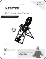 Teeter FS-1 1324276 Assembly Instructions Manual preview