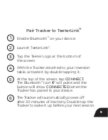 Предварительный просмотр 9 страницы Teeter TeeterLink Tracker Owner'S Manual