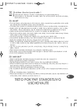 Предварительный просмотр 71 страницы TEFAL 717469300000 Manual