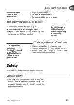 Preview for 17 page of TEFAL ActiCook User Manual