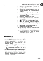 Preview for 19 page of TEFAL ActiCook User Manual