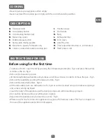 Preview for 4 page of TEFAL ActiFry express XL AH950 User Manual