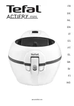 Предварительный просмотр 1 страницы TEFAL ACTIFRY mini Instruction Manual