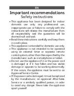 Preview for 5 page of TEFAL ActiFry smart XL User Manual