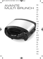 TEFAL Avante Multi Brunch Manual предпросмотр