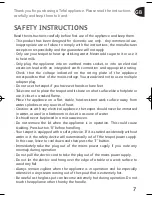 Preview for 11 page of TEFAL BJ100 MAGIC TEA MAKER Manual